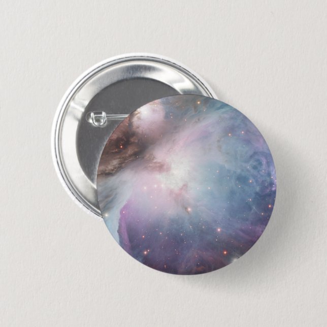 Badge Rond 5 Cm Nébuleuse d'Orion Messier 78 Photo spatiale pastel (Devant & derrière)