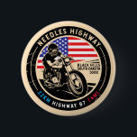Badge Rond 5 Cm Needles Highway South Dakota Motorcycle<br><div class="desc">Needles Highway done in a vintage,  distressed style emblem. It is a famous scenic drive found in South Dakota and apart of the Peter Norbeck Scenic Byway.</div>