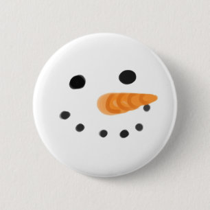 Badge Rond 5 Cm Neige