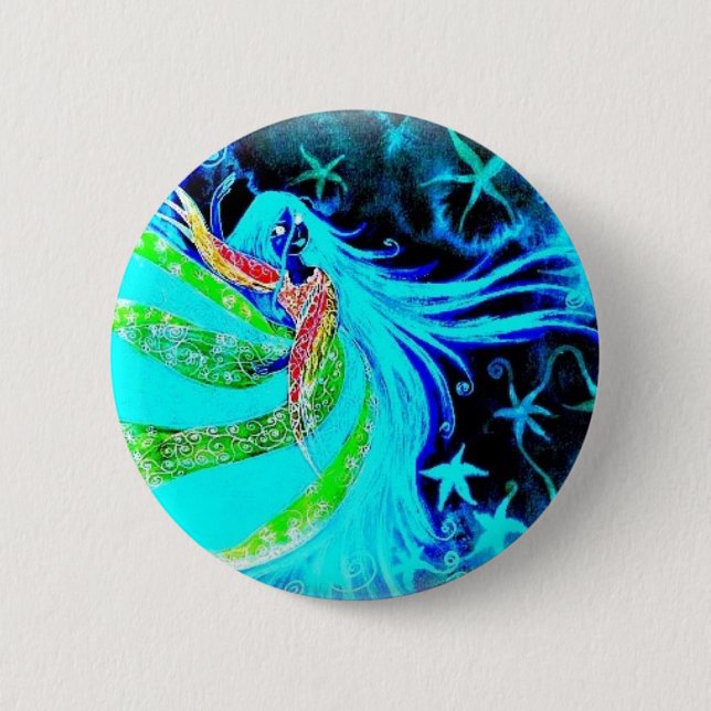 Badge Rond 5 Cm néon de danse de callisto (Devant)