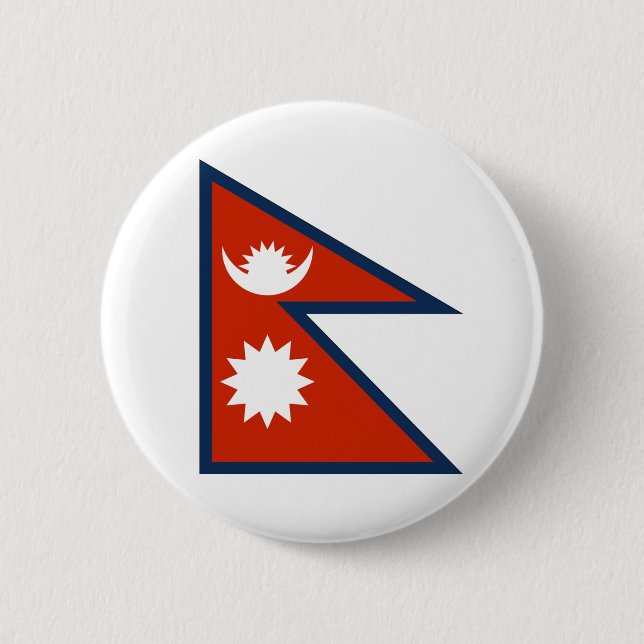 Badge Rond 5 Cm Népal (Devant)