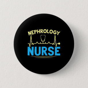 Badge Rond 5 Cm Néphrologie Infirmière Dialyse Infirmière Médicale