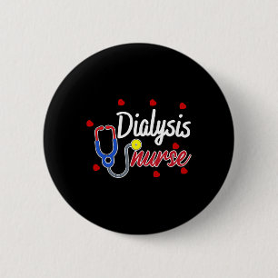 Badge Rond 5 Cm Néphrologie infirmière Maladie rénale Infirmière