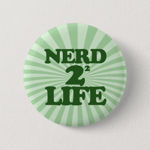 BADGE ROND 5 CM NERD 4