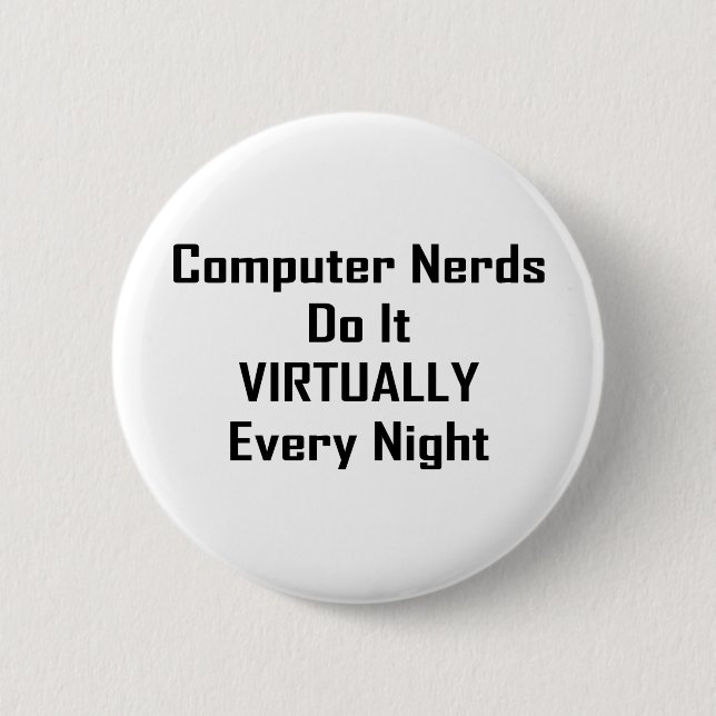 Badge Rond 5 Cm Nerds occupés (Devant)