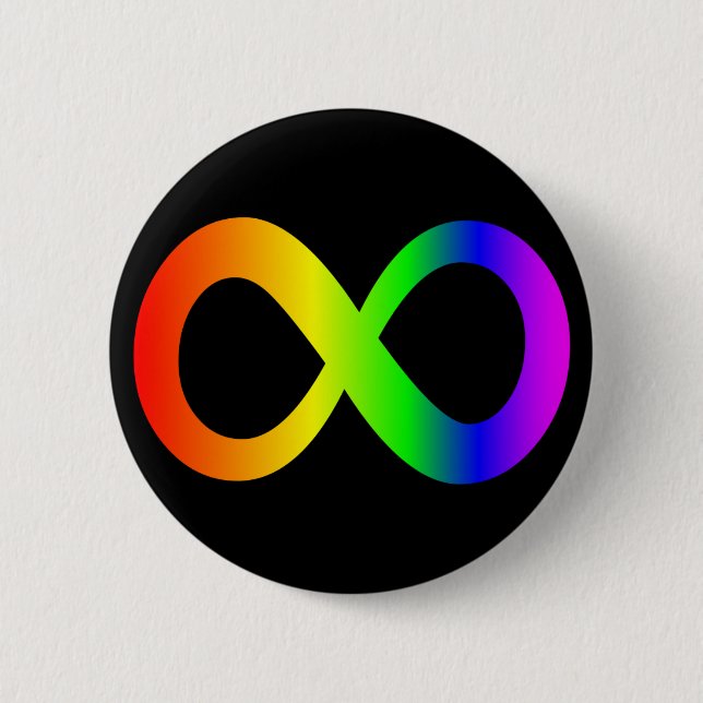 Badge Rond 5 Cm Neurodivergent (Devant)