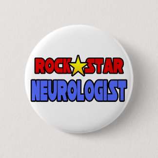 Badge Rond 5 Cm Neurologue Rock Star
