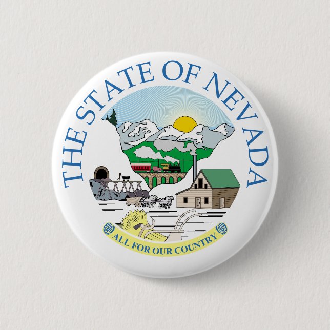 Badge Rond 5 Cm Nevada (Devant)
