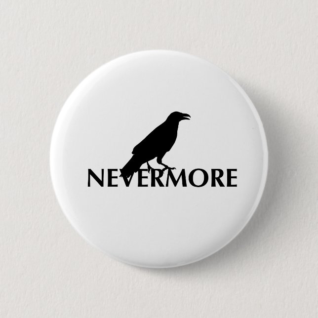 Badge Rond 5 Cm Névermore 2 (Devant)