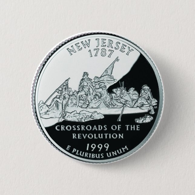Badge Rond 5 Cm New Jersey (Devant)