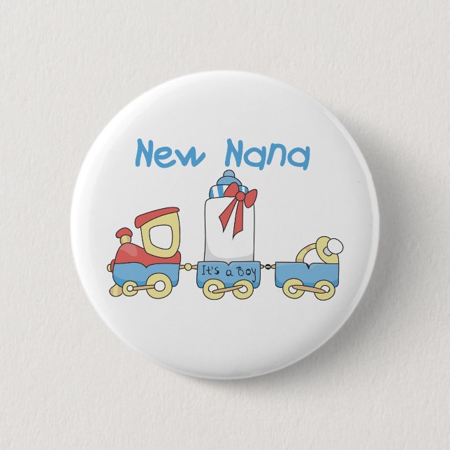 Badge Rond 5 Cm New Nana - Train Tshirts et cadeaux (Devant)