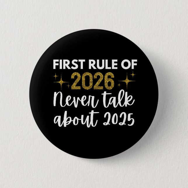 Badge Rond 5 Cm New year 2026 Funny  (Devant)