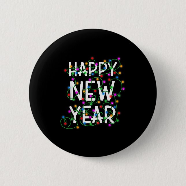Badge Rond 5 Cm New Year's Eve 2026 Family Happy New Year Happy Ch (Devant)