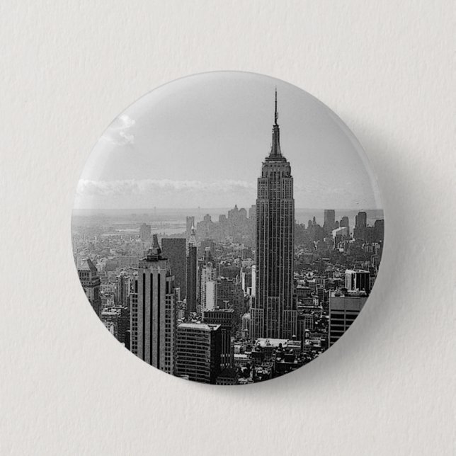 Badge Rond 5 Cm New York (Devant)