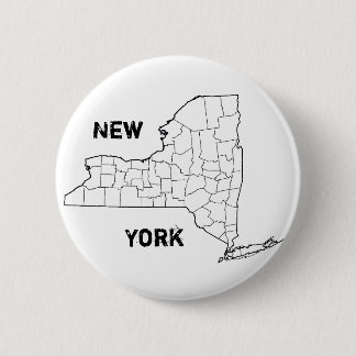 Badge Rond 5 Cm New York