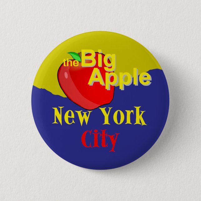 Badge Rond 5 Cm New York City (Devant)
