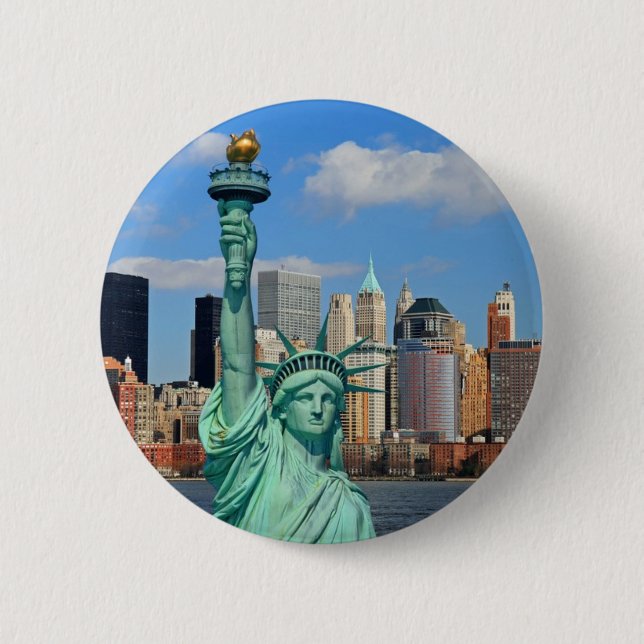 BADGE ROND 5 CM NEW YORK CITY (Devant)