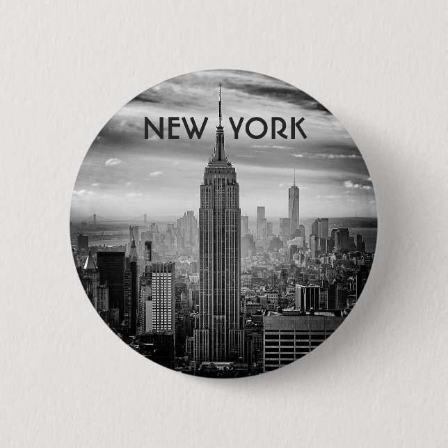 Badge Rond 5 Cm NEW YORK CITY custom buttons (Devant)