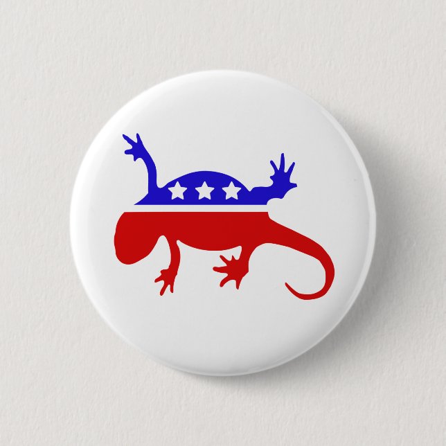 Badge Rond 5 Cm Newt Gingrich pour le président (Devant)