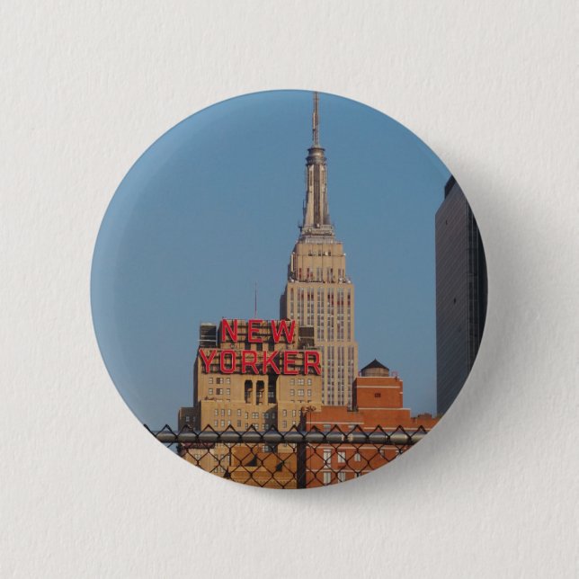 Badge Rond 5 Cm Newyorkais (Devant)