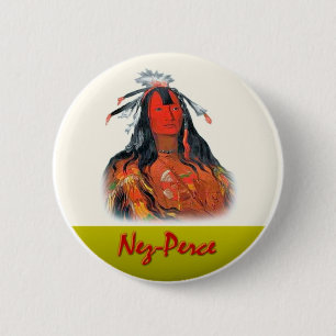 Badge Rond 5 Cm Nez-Perce