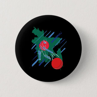 Badge Rond 5 Cm Ngladesh Cricket Fan Or Player 