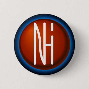 Badge Rond 5 Cm [NHI] Bouton : Logo