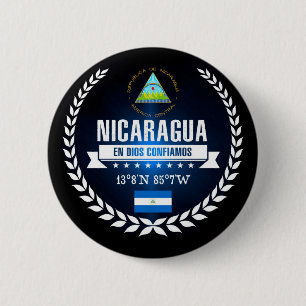 Badge Rond 5 Cm Nicaragua