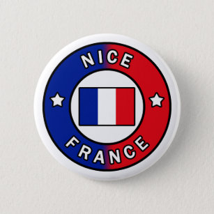 Badge Rond 5 Cm Nice France