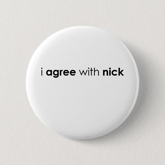 Badge Rond 5 Cm nick.ai (Devant)