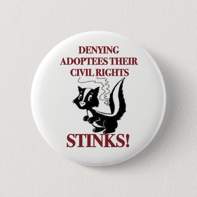 Badge Rond 5 Cm Nier des droits civiques (Devant)