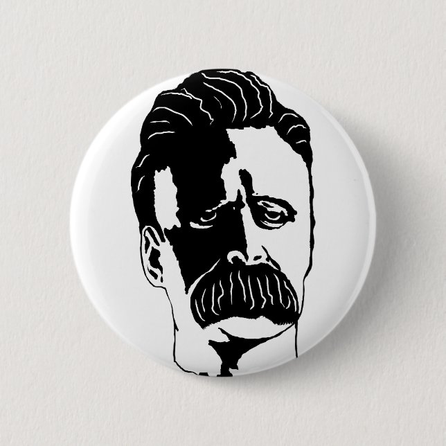 Badge Rond 5 Cm Nietzsche (Devant)