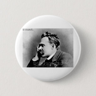 Badge Rond 5 Cm Nietzsche "Fierté Vs Mémoire" Citation De Sagesse 