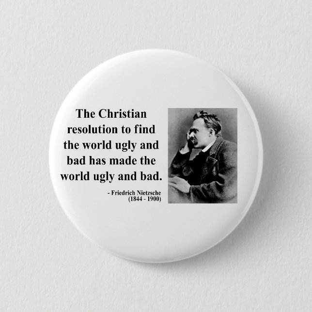 Badge Rond 5 Cm Nietzsche Quote 8b (Devant)