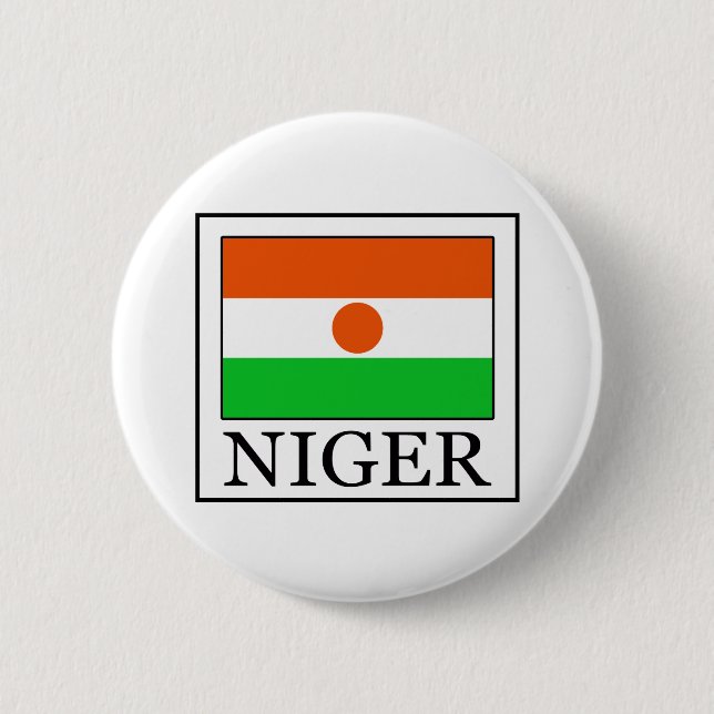 Badge Rond 5 Cm Niger (Devant)