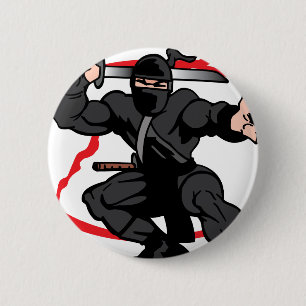 Badge Rond 5 Cm Ninja