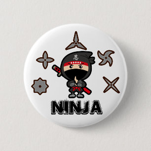 Badge Rond 5 Cm Ninja Boy