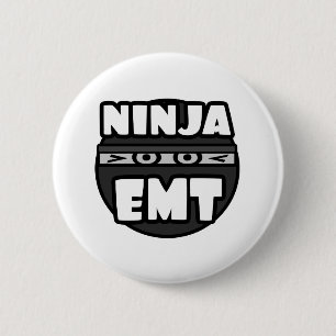 Badge Rond 5 Cm Ninja EMT