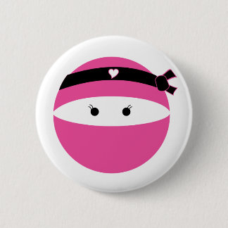 Badge Rond 5 Cm Ninja Girl