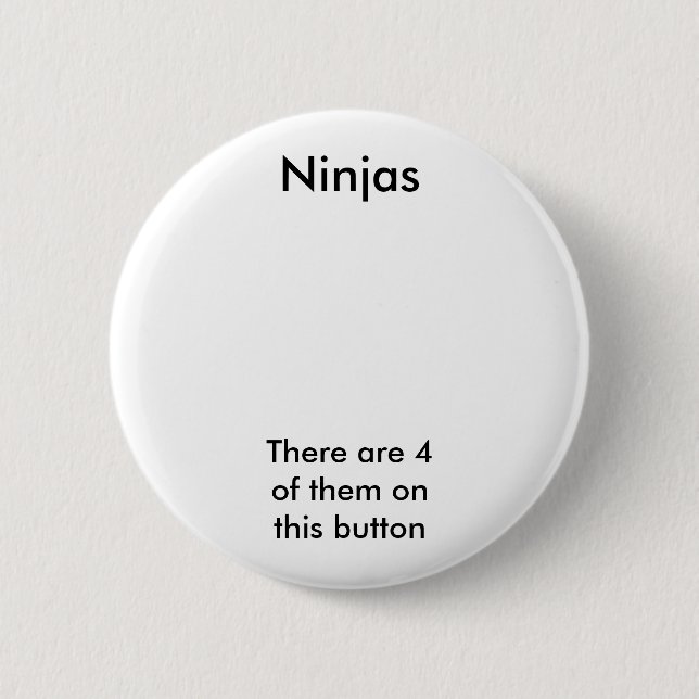 Badge Rond 5 Cm Ninjas (Devant)