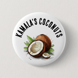 BADGE ROND 5 CM NIP DE COCONUT DE KAMALA