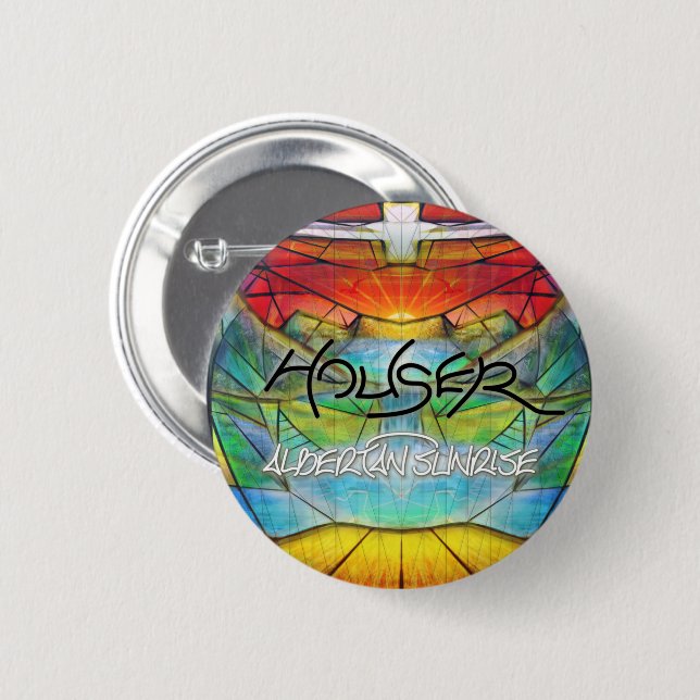 BADGE ROND 5 CM NIP DU MÉNAGE (Devant & derrière)