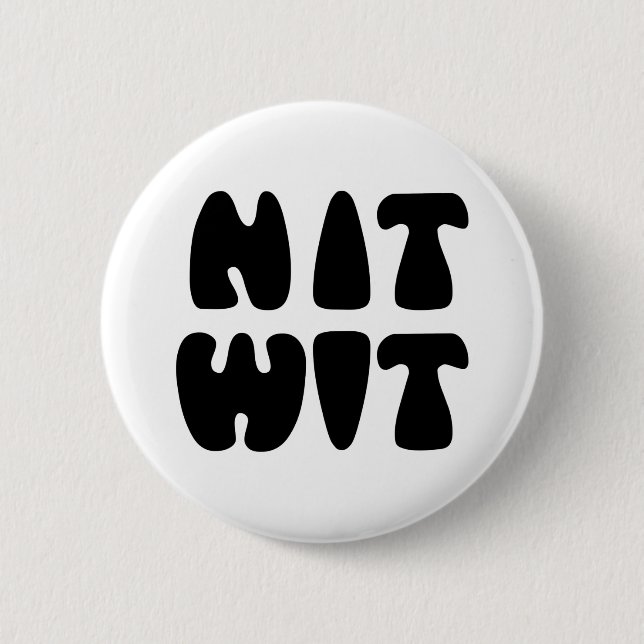 BADGE ROND 5 CM NITWIT (Devant)