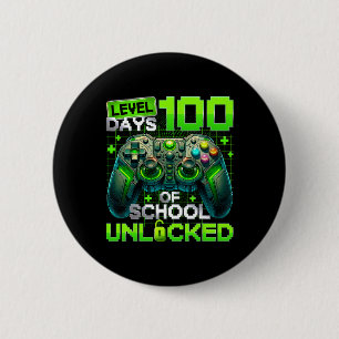 Badge Rond 5 Cm Niveau 100 Jours D'école Débloqué 100ème Jour Ense