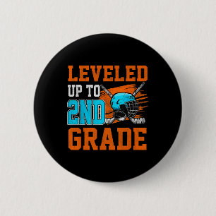 Badge Rond 5 Cm Niveau Supérieur Pour Les Enfants De Hockey De 2e