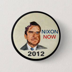 Badge Rond 5 Cm Nixon maintenant 2012