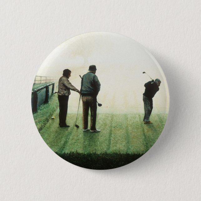 Badge Rond 5 Cm No.4 'Automne matin' de Ron McGill (Devant)