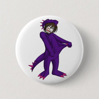 Badge Rond 5 Cm NO--aller-Dino