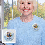 Badge Rond 5 Cm Noah's Ark Cute Animaux Blue Boy Grandma to Be<br><div class="desc">Bienvenue dans notre collection "Noah's Ark Cute Animals Blue Boy Baby shower", où le charme rencontre le fantaisie dans tous les détails. Inspiré par l'histoire intemporelle de Noah's Ark, cette collection montre l'innocence et la joie d'accueillir un nouveau lot de joie dans le monde. Imaginez des animaux adorables dans les...</div>