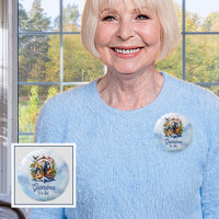 Noah's Ark Cute Animaux Blue Boy Grandma to Be